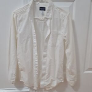 White Button-Up Shirt Biys Size 16